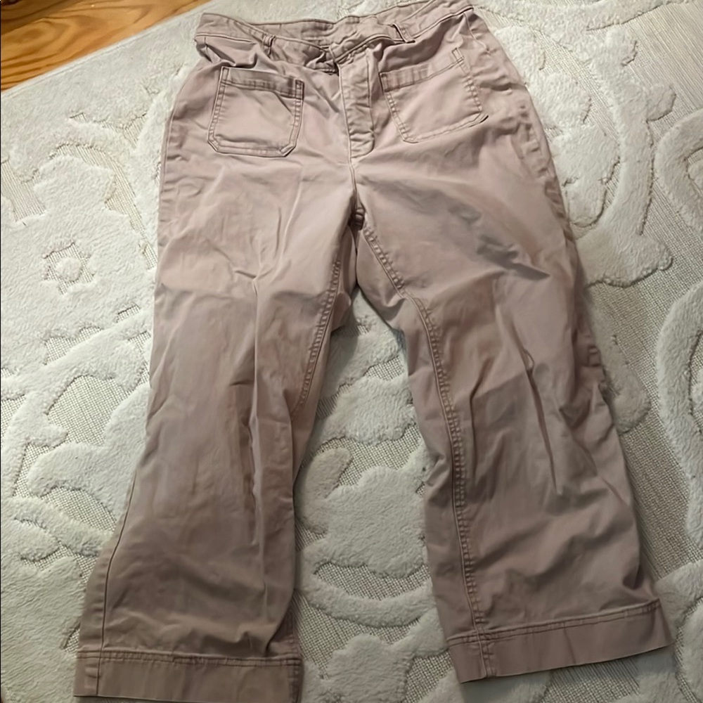 Light Tan Cropped Pants